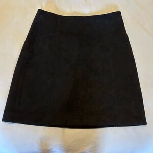 LOFT Black Mini Skirt